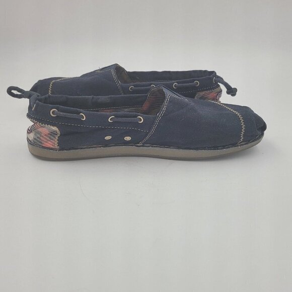 BOBS by Skechers Chill Rowboat Comfort Shoe Slip-On Sneaker Navy 33673 Size 8.5M - Picture 5 of 12